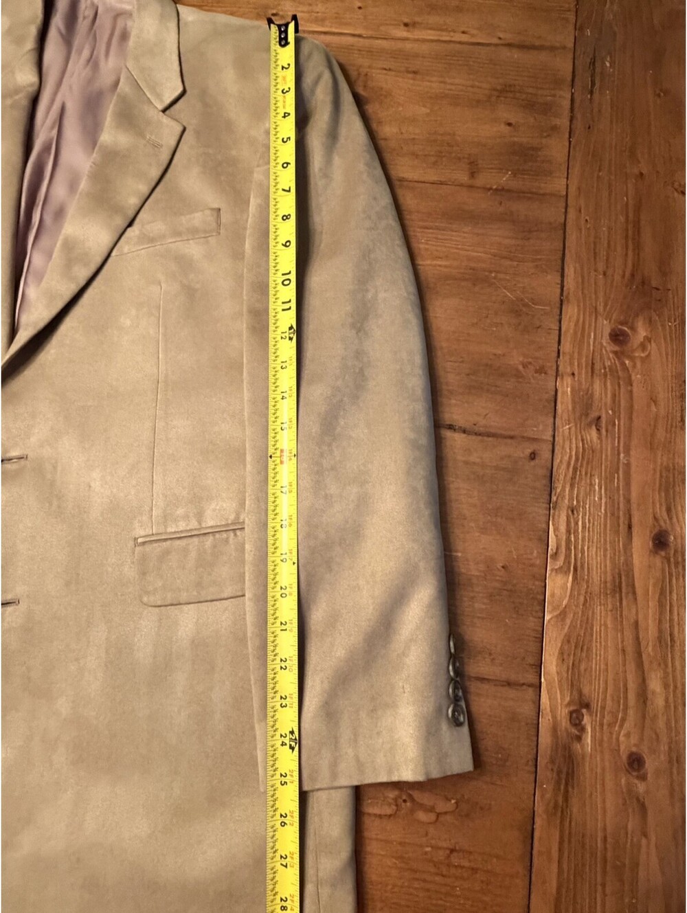 Lauren Ralph Lauren Blazer Mens 42R Brown Tan Faux Suede Sport Coat Jacket NWOT - Picture 7 of 8
